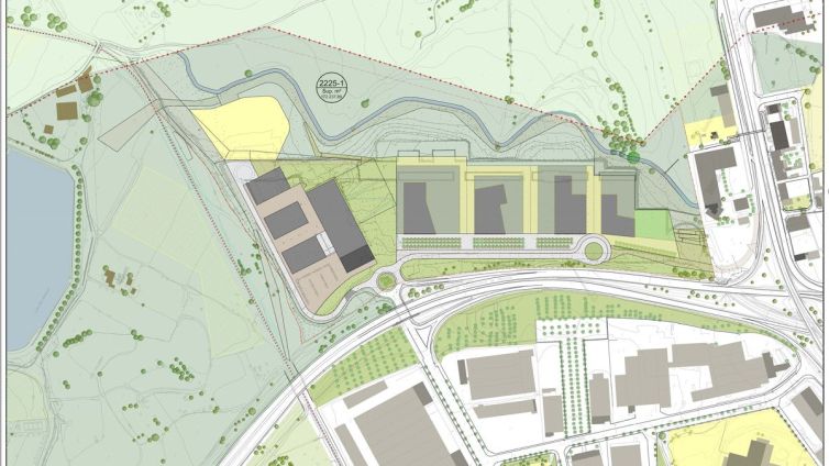 Plànol de la nova urbanització del Parc Tecnològic del Bages