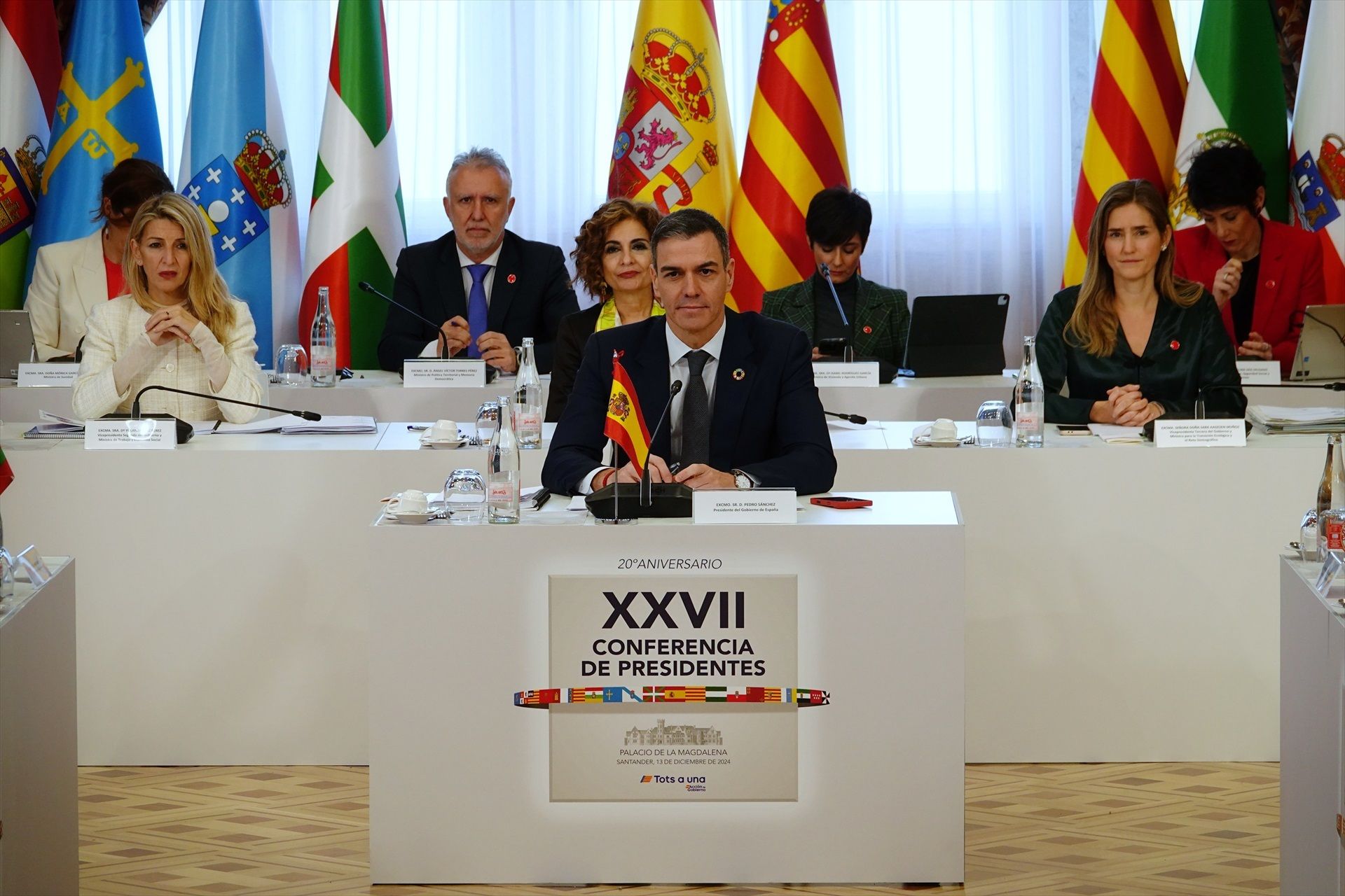 El president del govern espanyol, Pedro Sánchez, a la reunió de presidents autonòmics