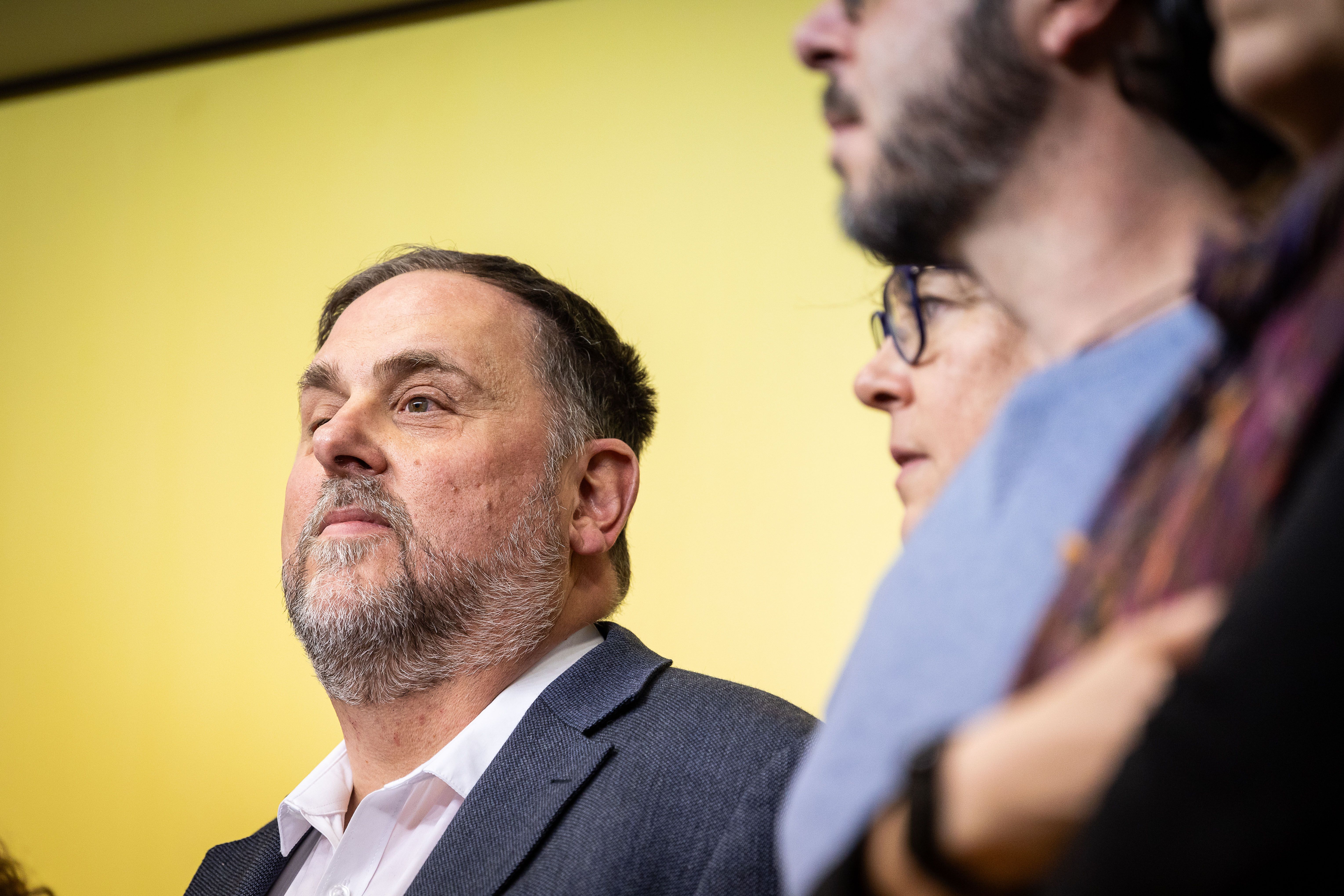 Oriol Junqueras, dissabte un cop va guanyar el congrés d'ERC.