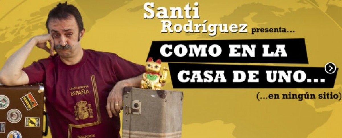 Cartell promocional de l'espectacle de Santi Rodríguez.