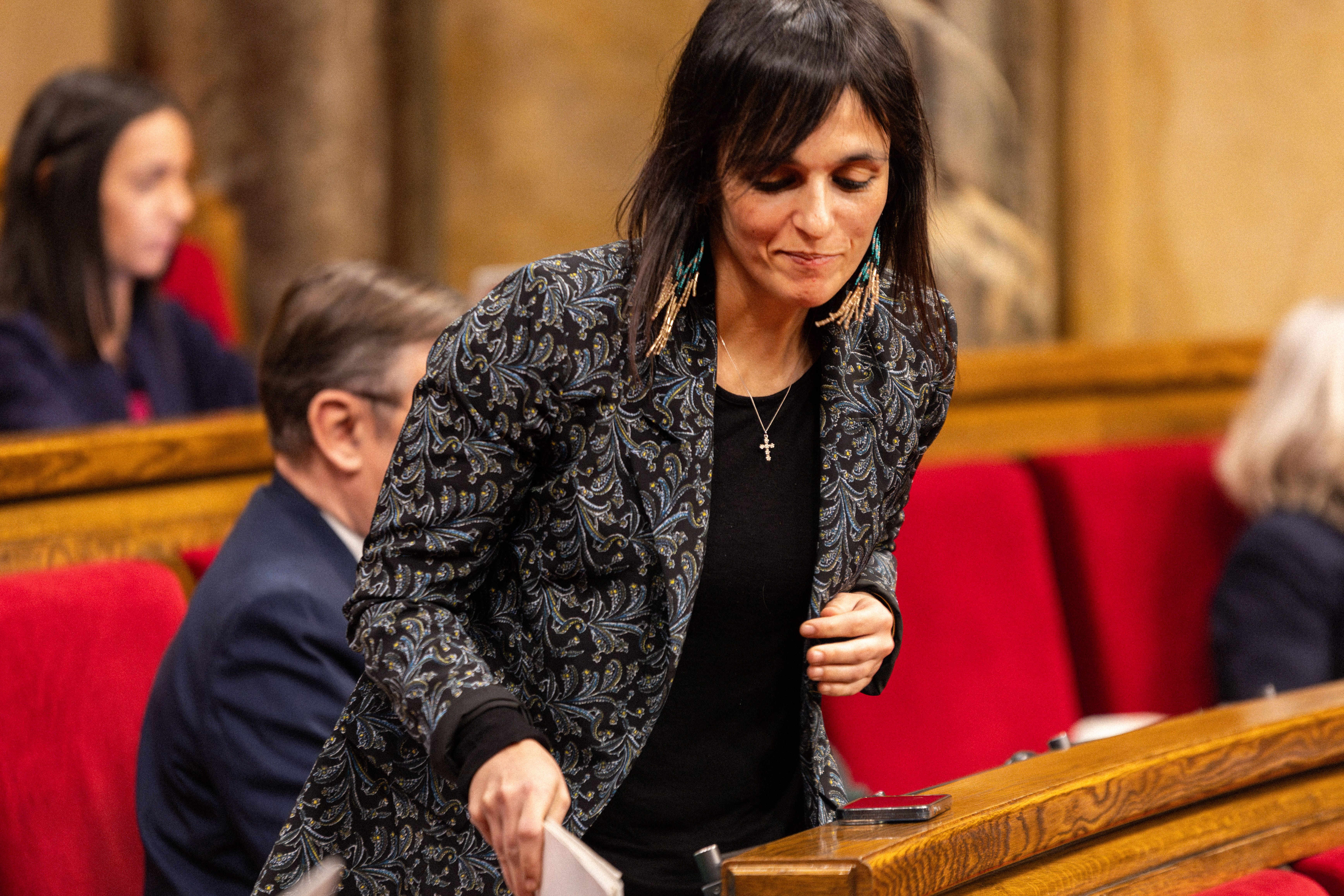 Sílvia Orriols, en un ple del Parlament.