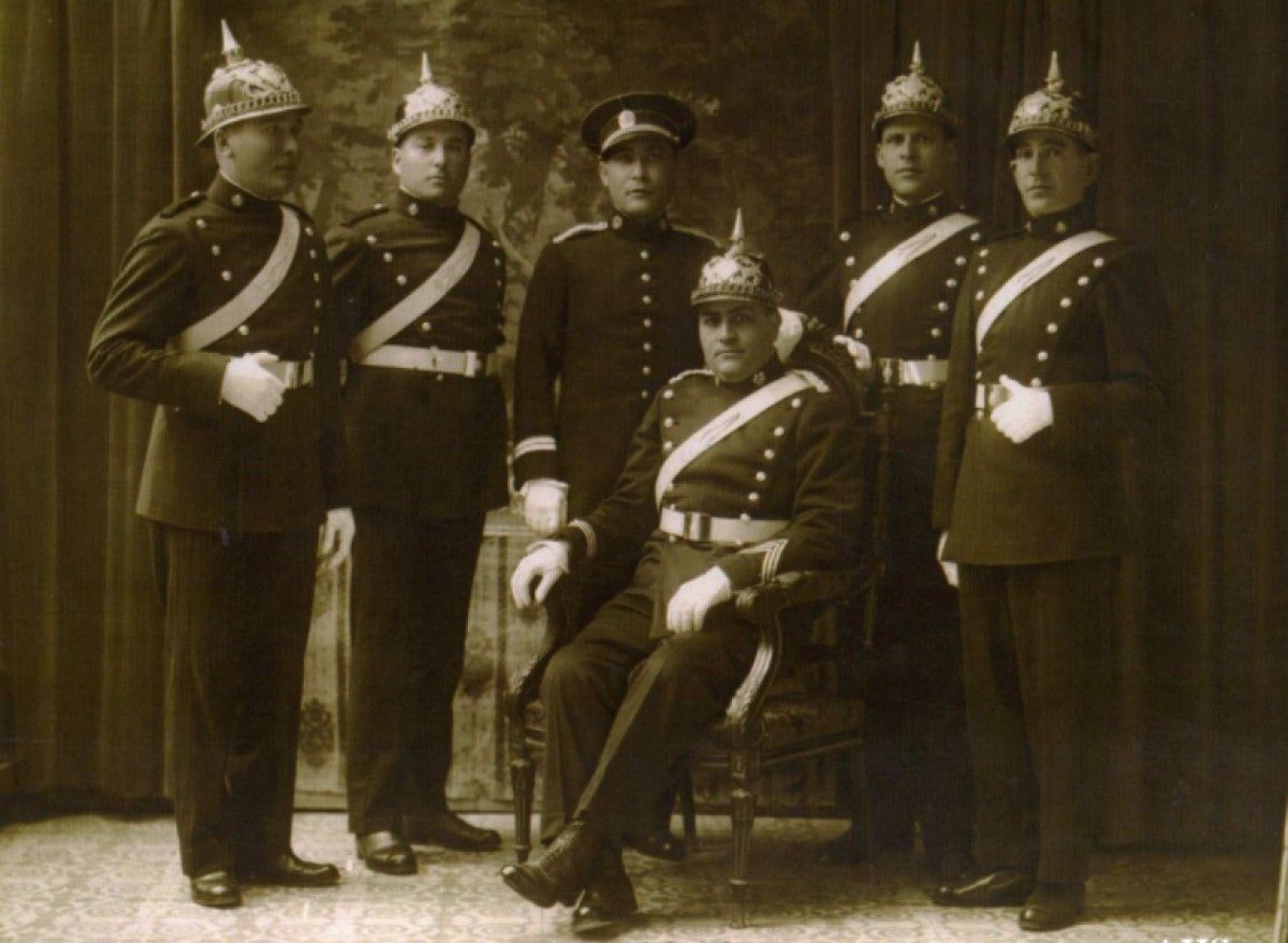 Agents de policia a Sabadell, l'any 1910