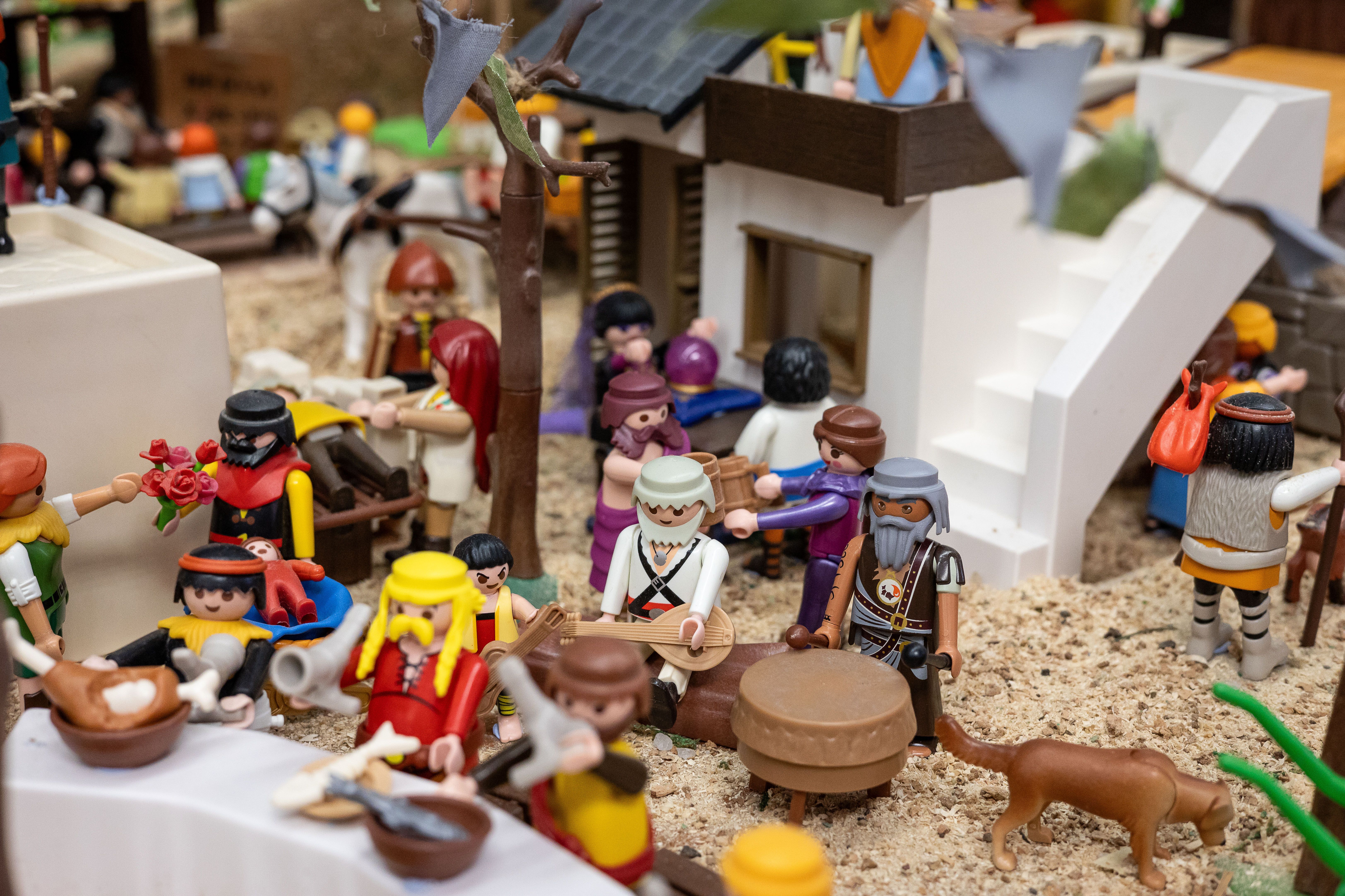 Escena del pessebre de Playmobil