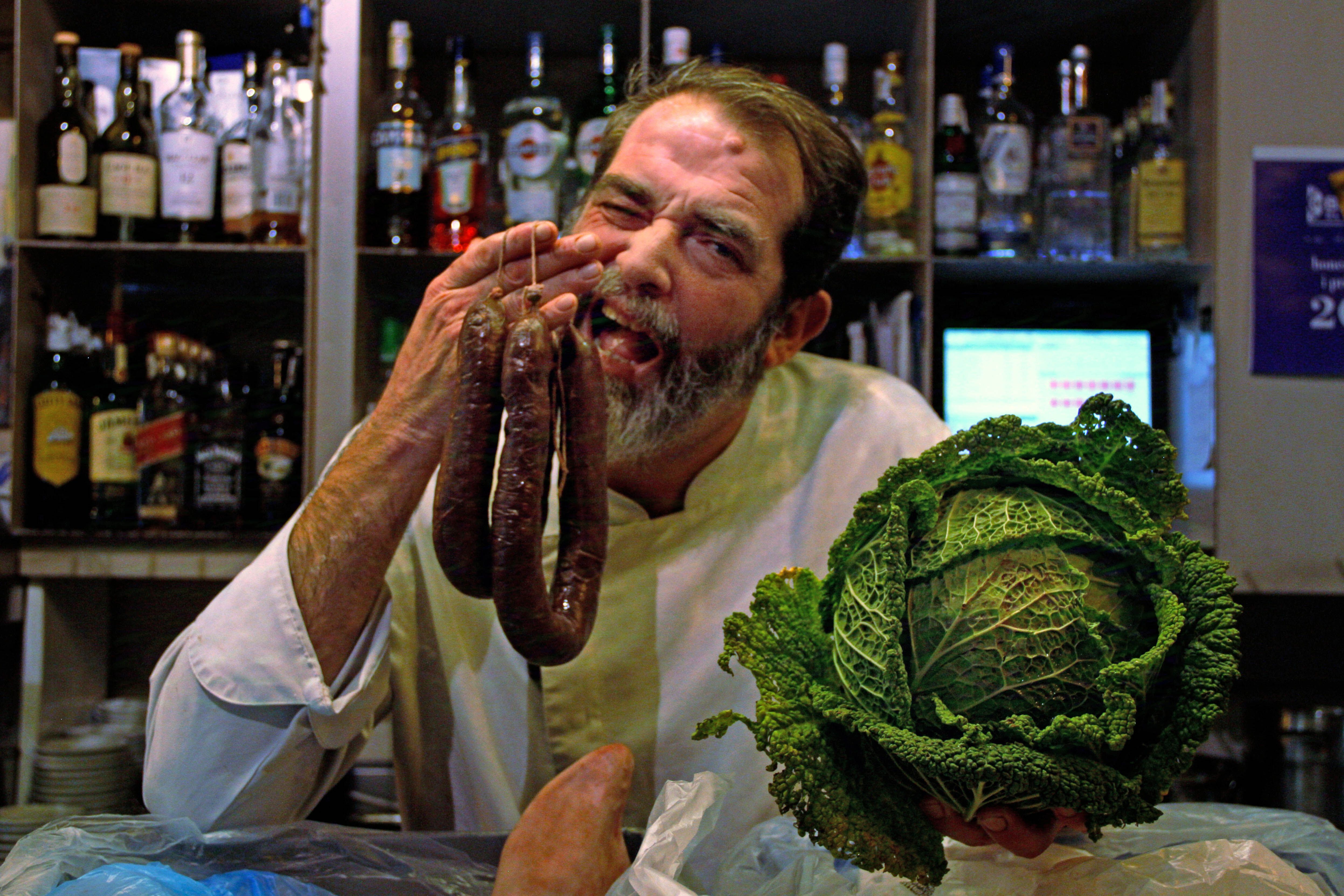 Frank Monrabà, cuiner i propietari de la taverna Haddock