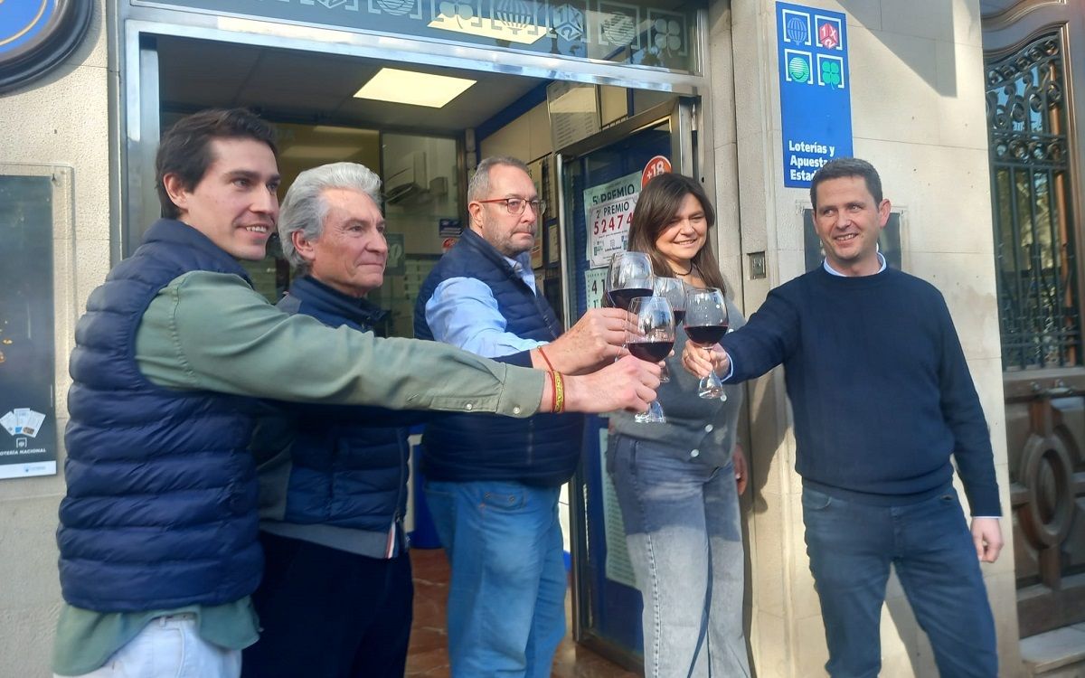 Celebració de la Grossa de Nadal a Logronyo