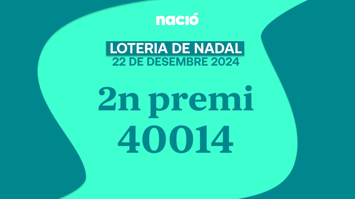 El segon premi de la loteria de Nadal toca a tres ciutats catalanes