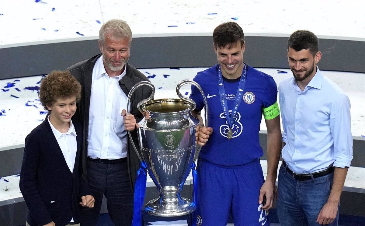 Abramóvitx, després de guanyar la Champions League amb el Chelsea el 2021