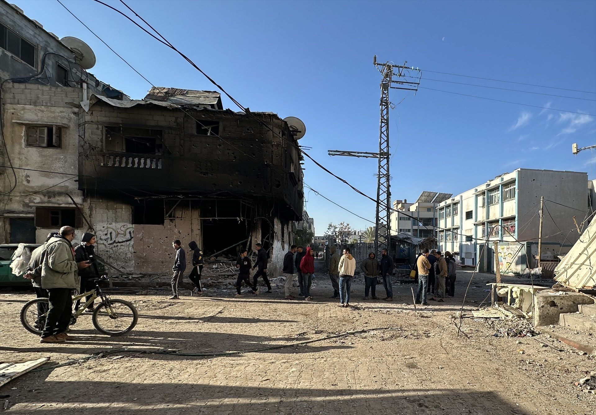 Bombardejos contra la zona de Gaza