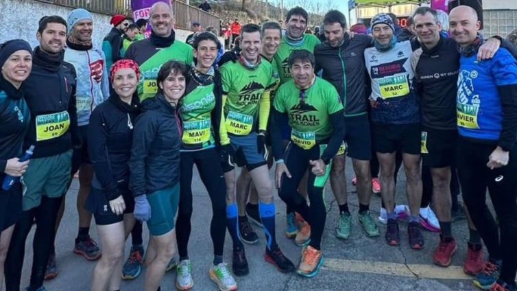 Foto de grup dels corredors solsonins / Trail Solsonès 