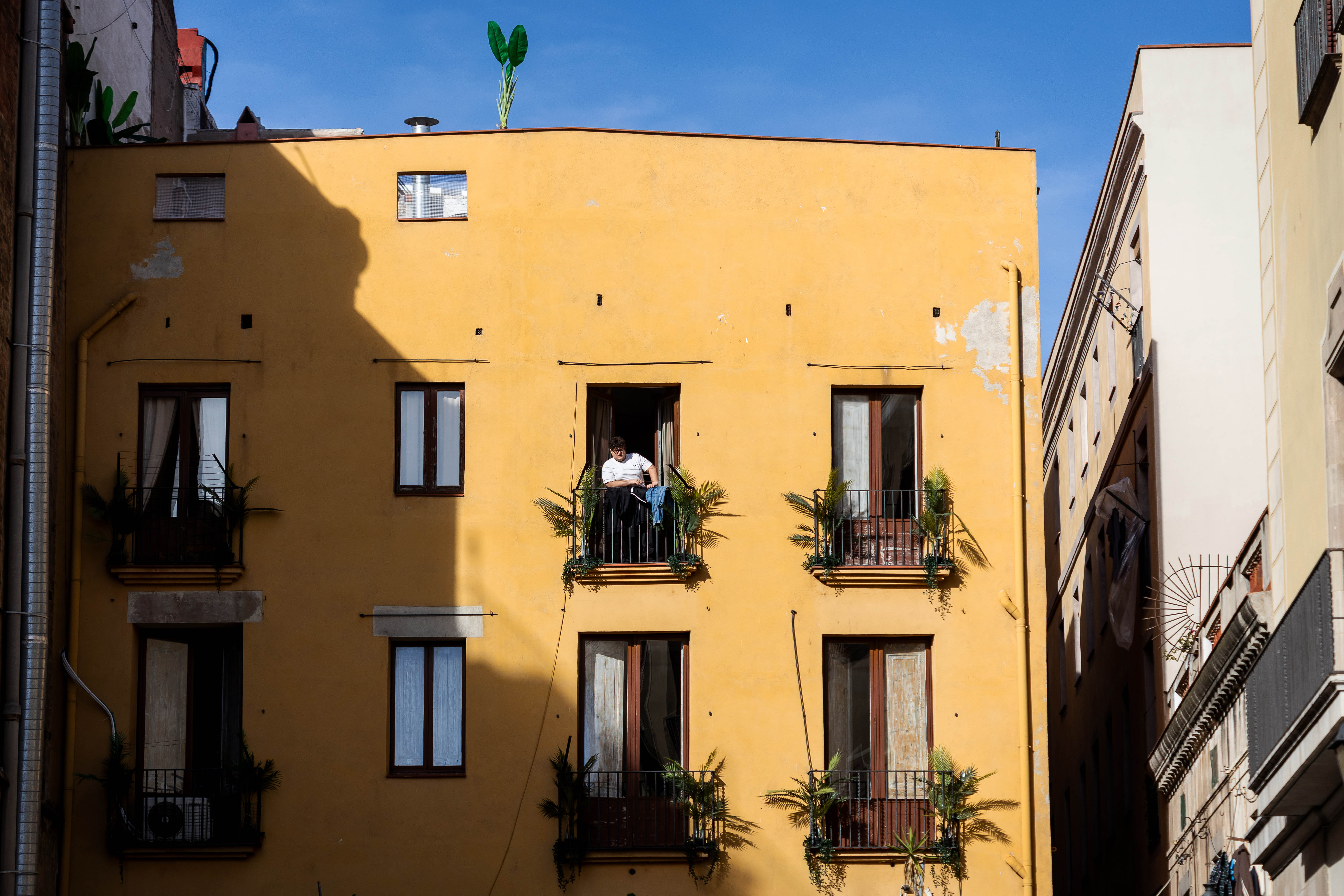 Un edifici residencial de Barcelona, en imatge d'arxiu