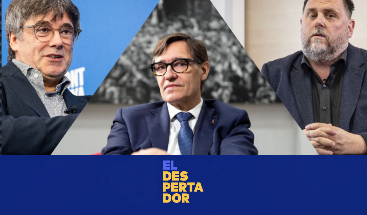 Carles Puigdemont, Salvador Illa i Oriol Junqueras