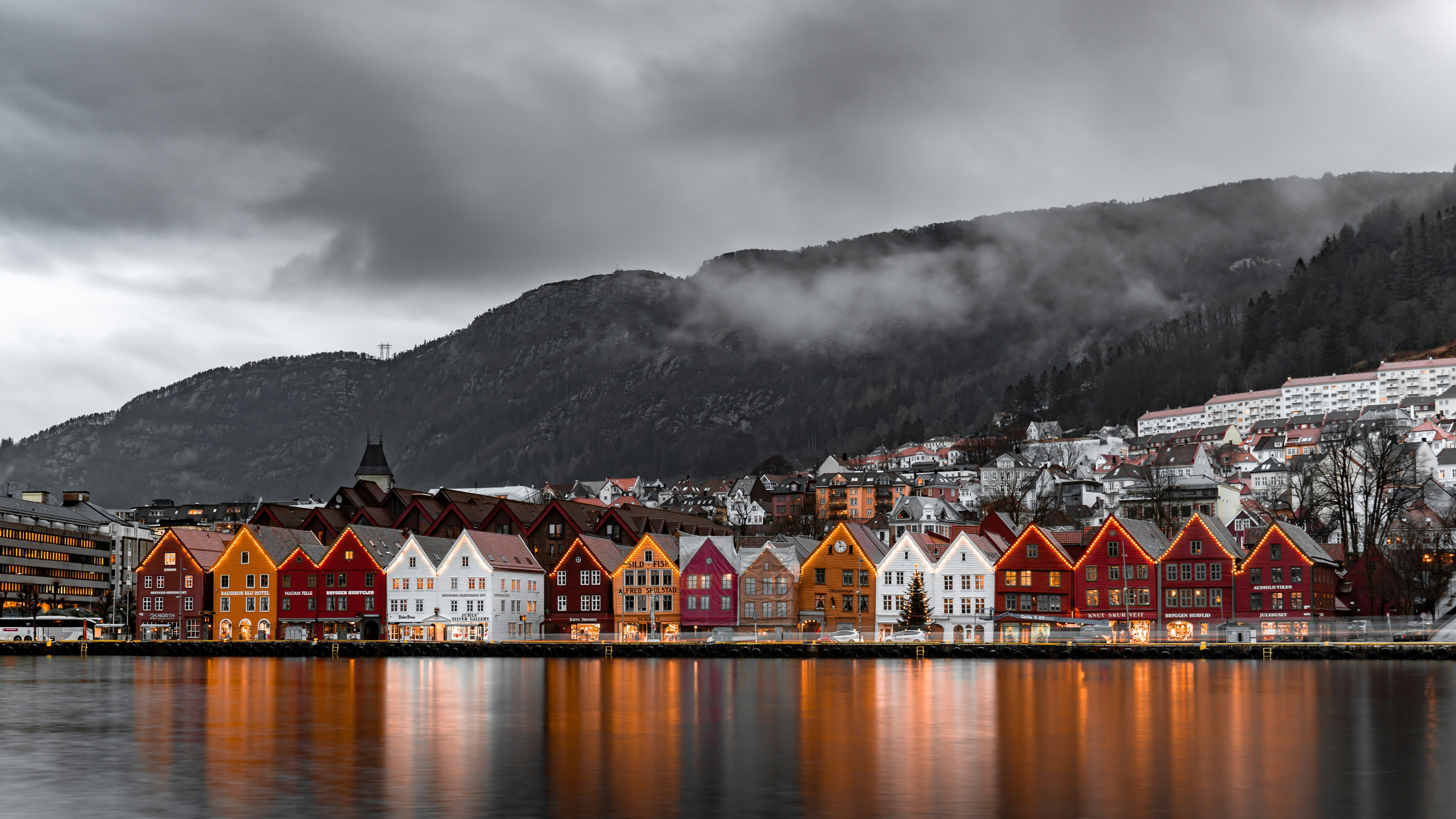 La ciutat de Bergen, a Noruega