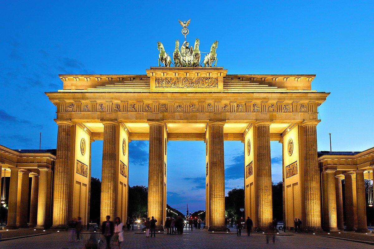 La Porta de Brandenburg, a Berlín