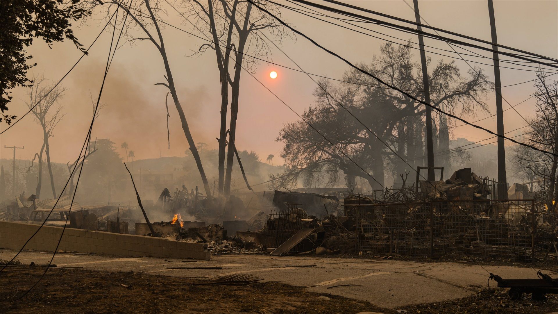 Imatges dels incendis a Los Angeles, Califòrnia