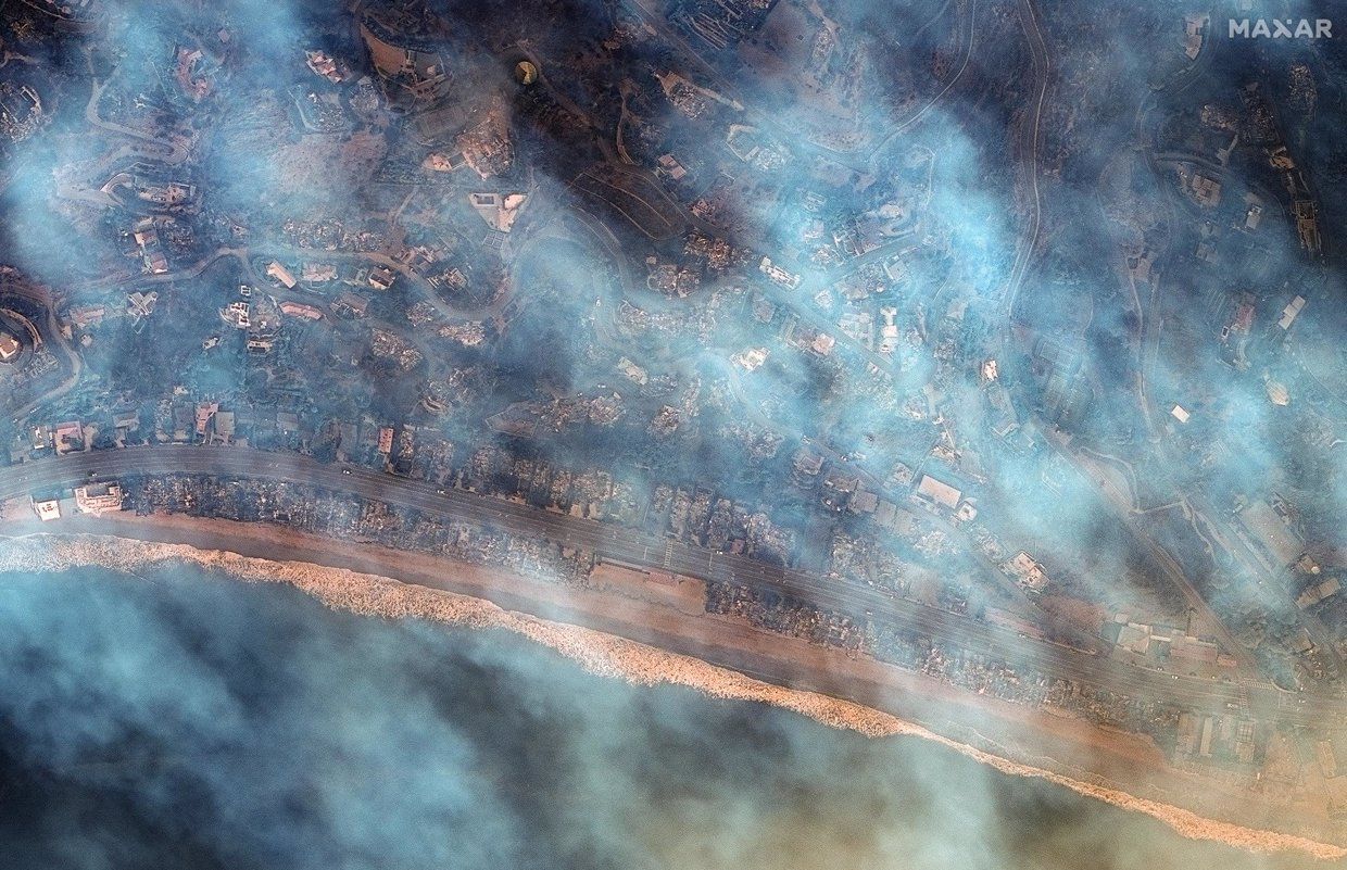 Imatges de satèl·lit dels incendis de Los Angeles