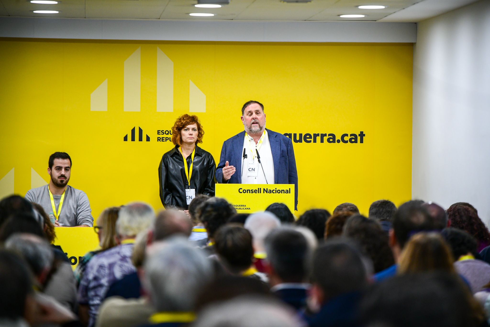 Oriol Junqueras i Elisenda Alamany, en imatge d'arxiu