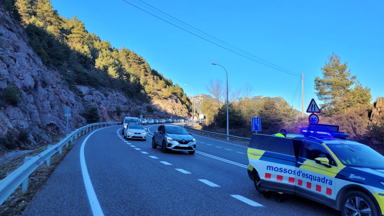 tall carretera c16 cotxes tmobilitat berga bergueda lidialopez