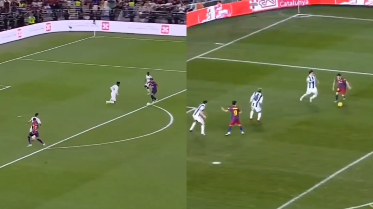 El gol similar de Lamine Yamal i Messi