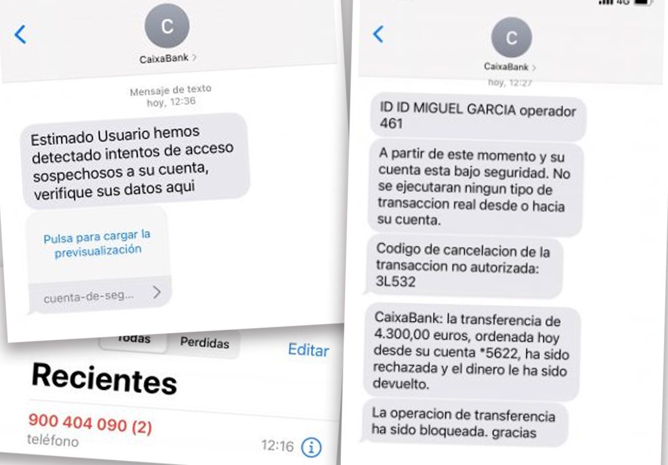 Una nova estafa contra clients de CaixaBank