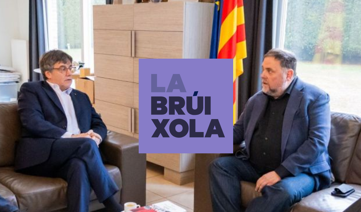 Carles Puigdemont i Oriol Junqueras, aquest dijous a Waterloo