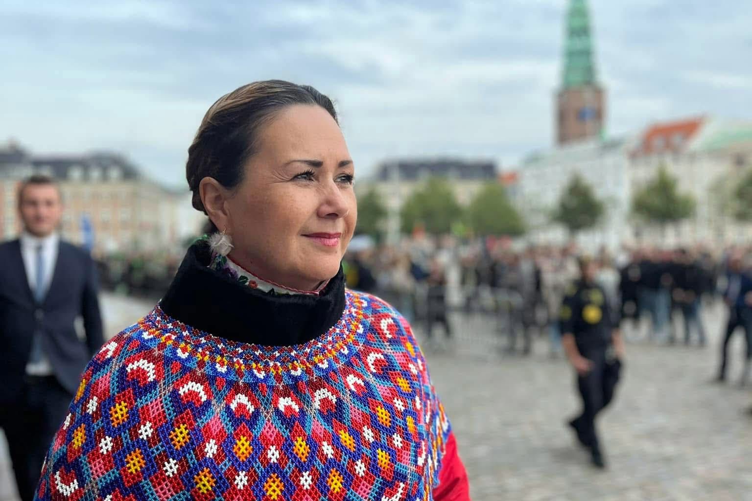 Aaja Chemnitz, diputada del partir Inuit Ataqatigiit de Groenlàndia al Parlament danès