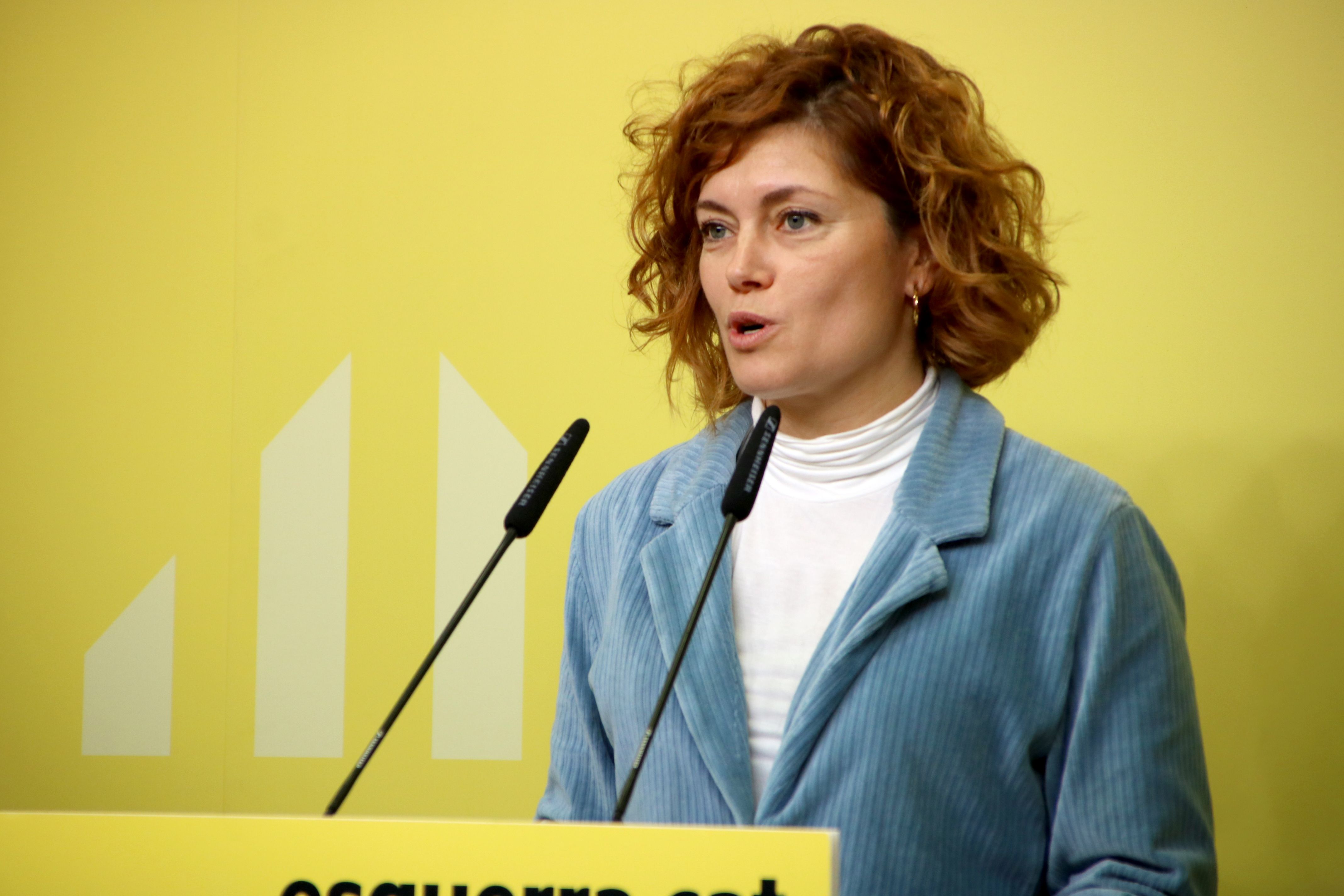 Elisenda Alamany, secretària general i portaveu d'ERC