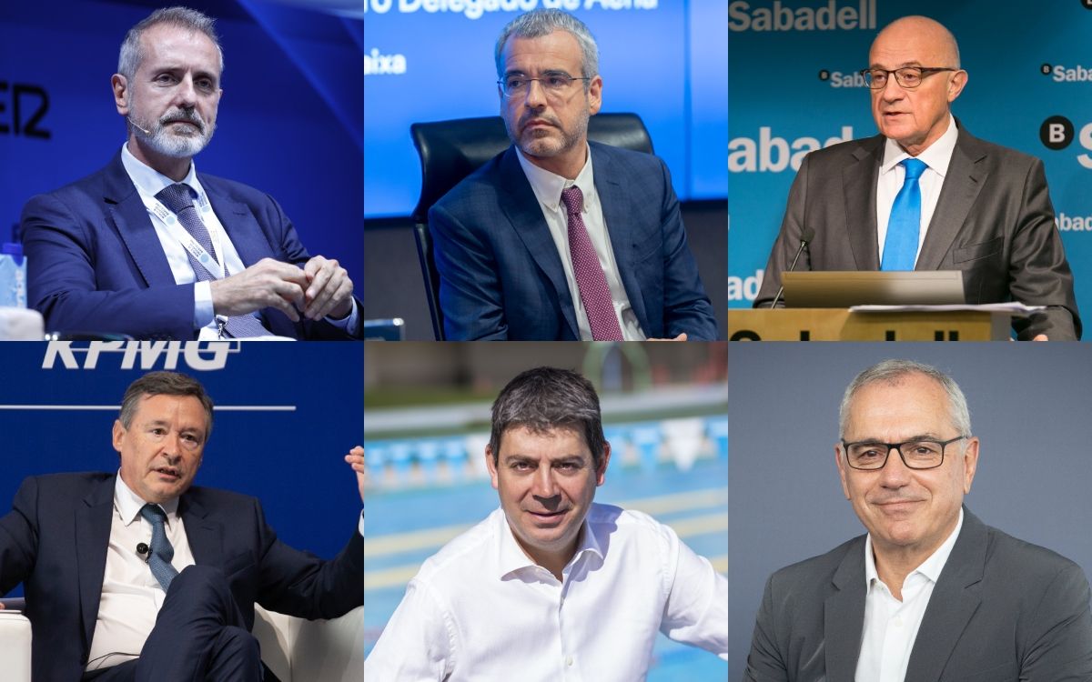 Marc Murtra, Maurici Lucena, Josep Oliu, Ángel Simón, Eloi Planes i Marc Puig, els catalans de l'Íbex