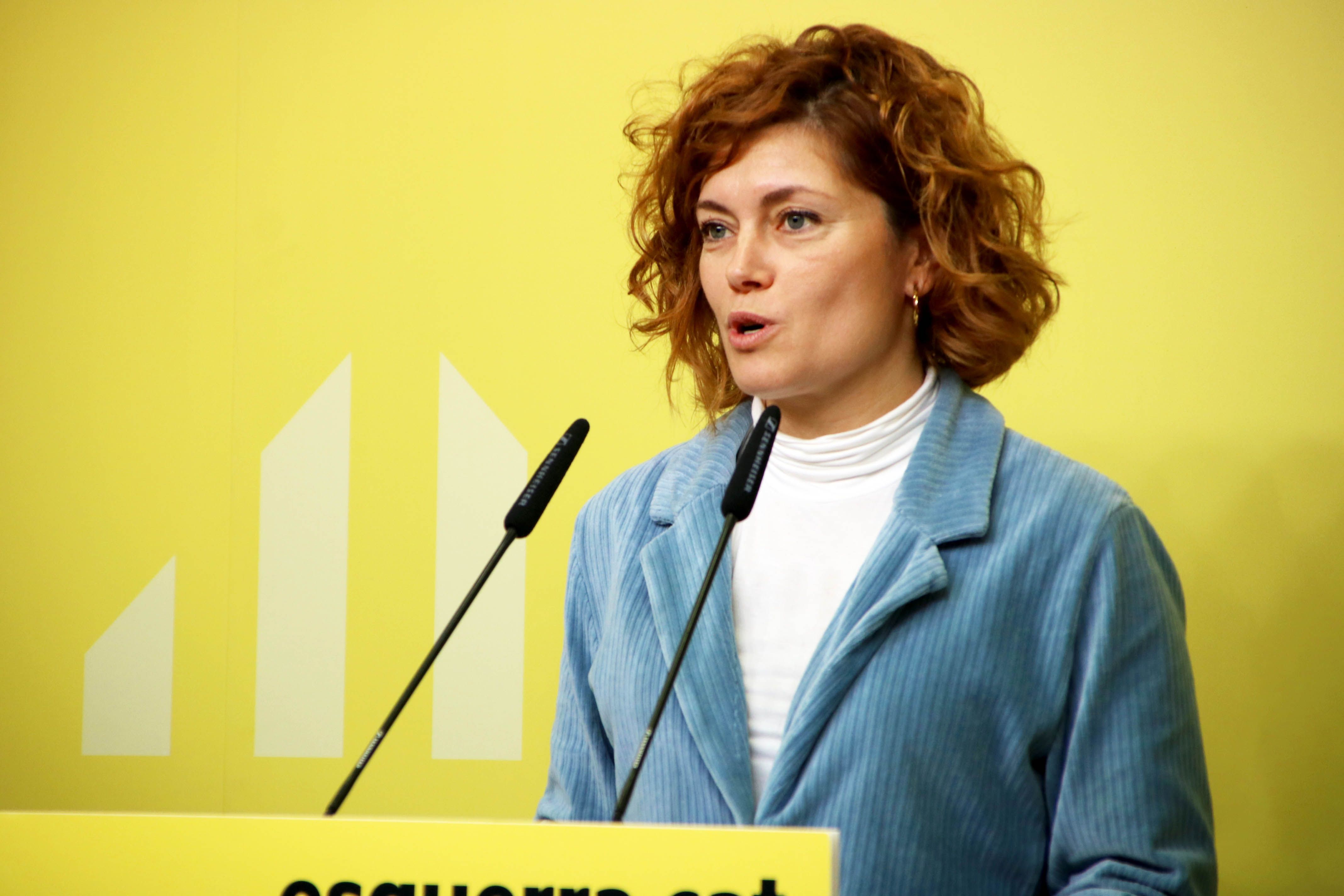 Elisenda Alamany, secretària general i portaveu d'ERC