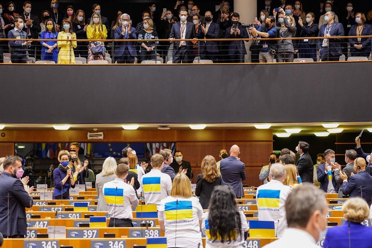 L'Eurocambra mostra suport a Ucraïna en el ple del Parlament Europeu