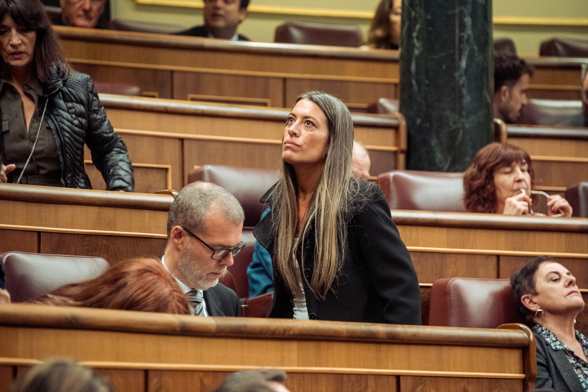 La portaveu de Junts al Congrés, Míriam Nogueras, durant el debat sobre els decrets de Sánchez