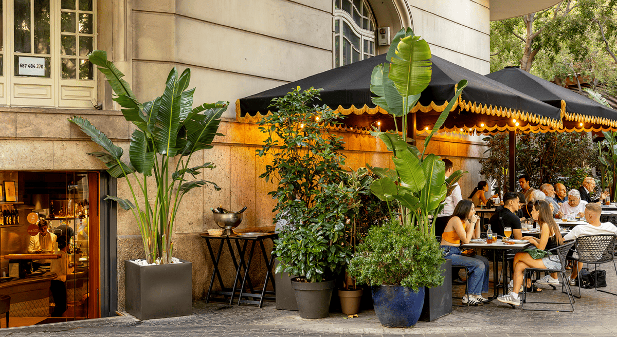 Terrassa del Bar vint-i-quatre de Barcelona