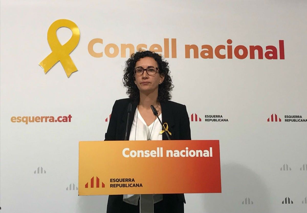 Marta Rovira, en la intervenció al consell nacional d'ERC.