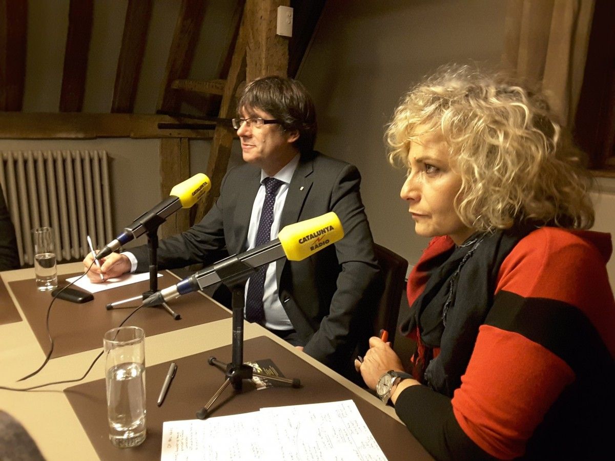 Carles Puigdemont, entrevistat per Mònica Terribas
