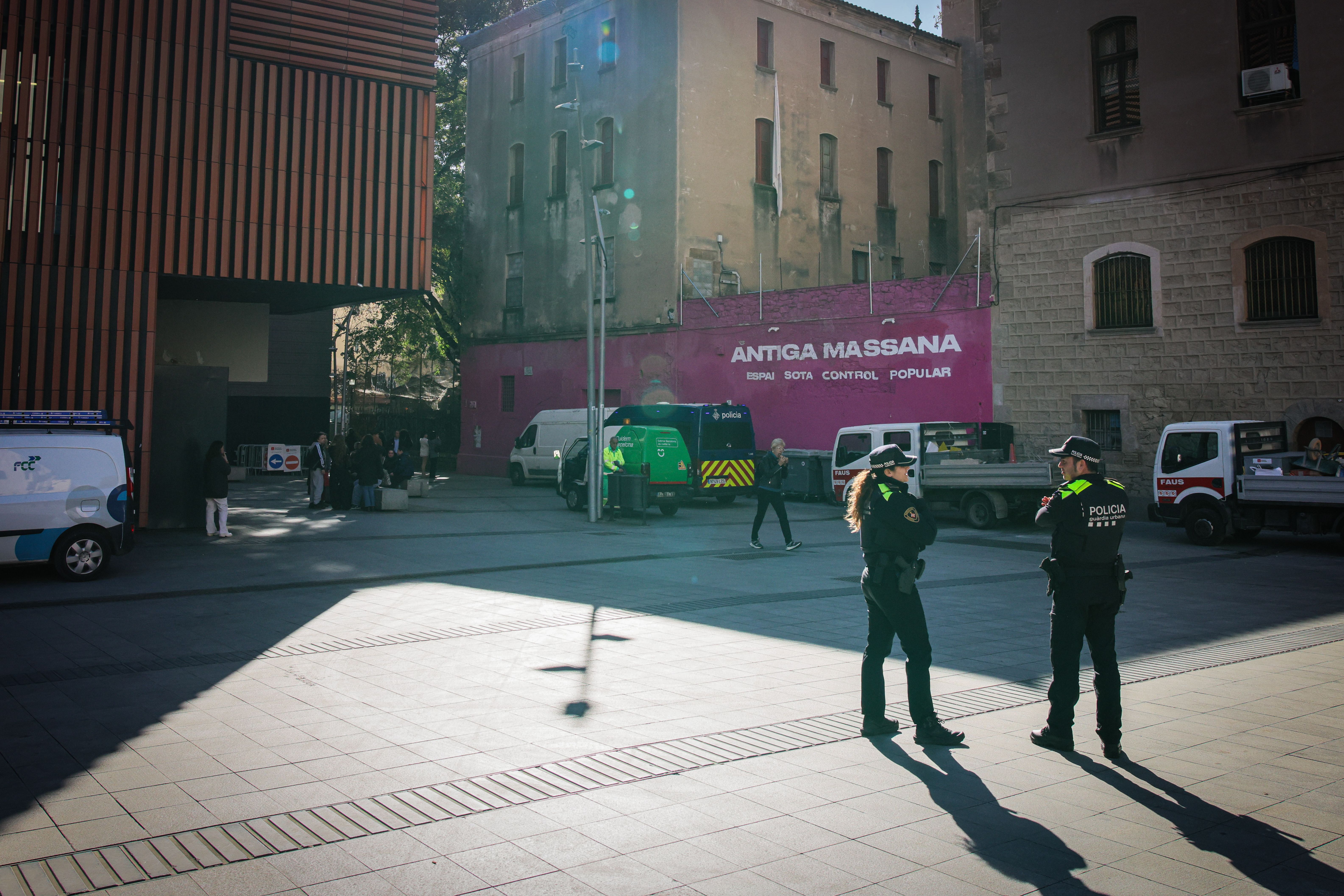 L'entorn de la plaça Gardunya, amb l'antic espai de la Massana de fons