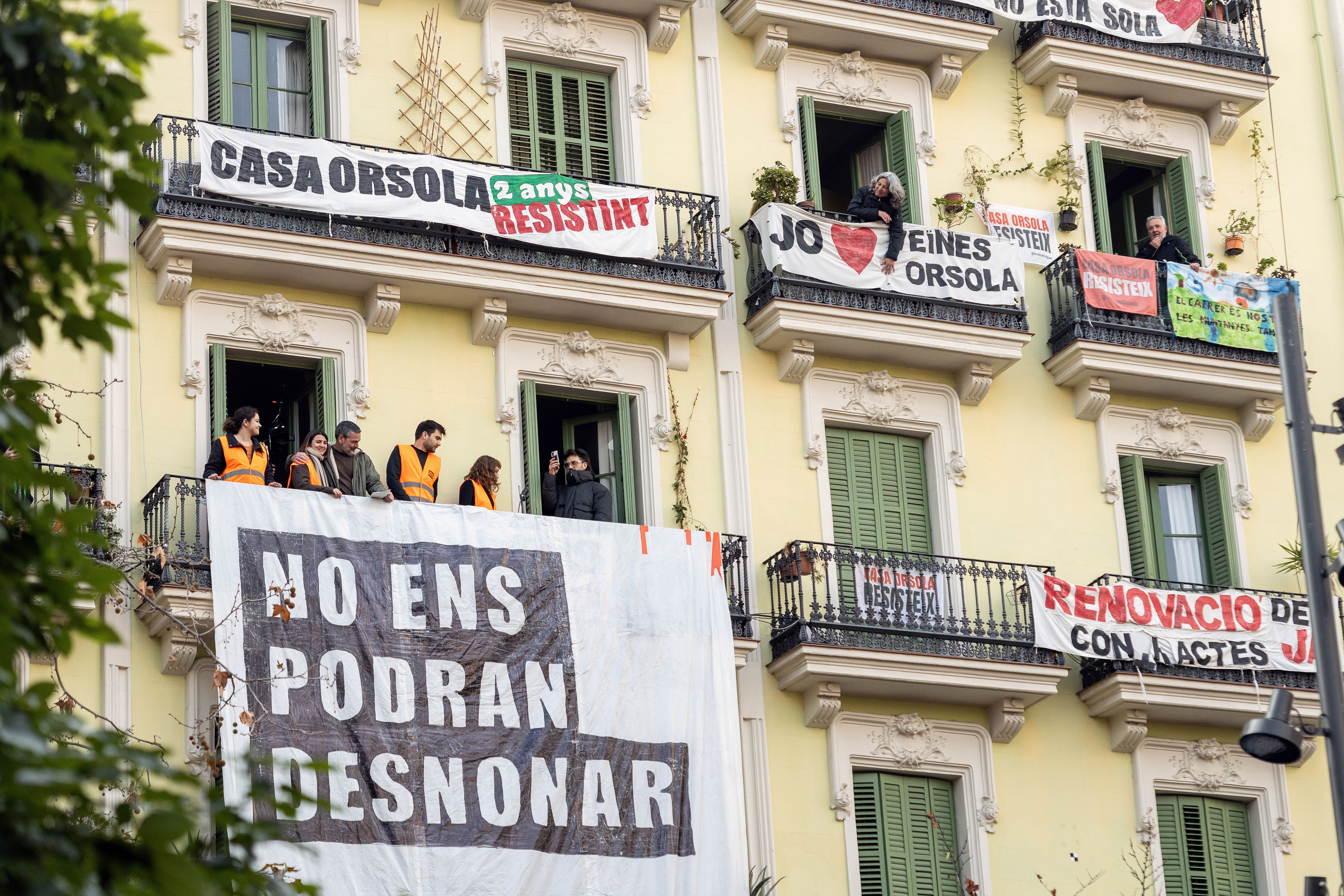 Aturat per segon cop el desnonament de la Casa Orsola