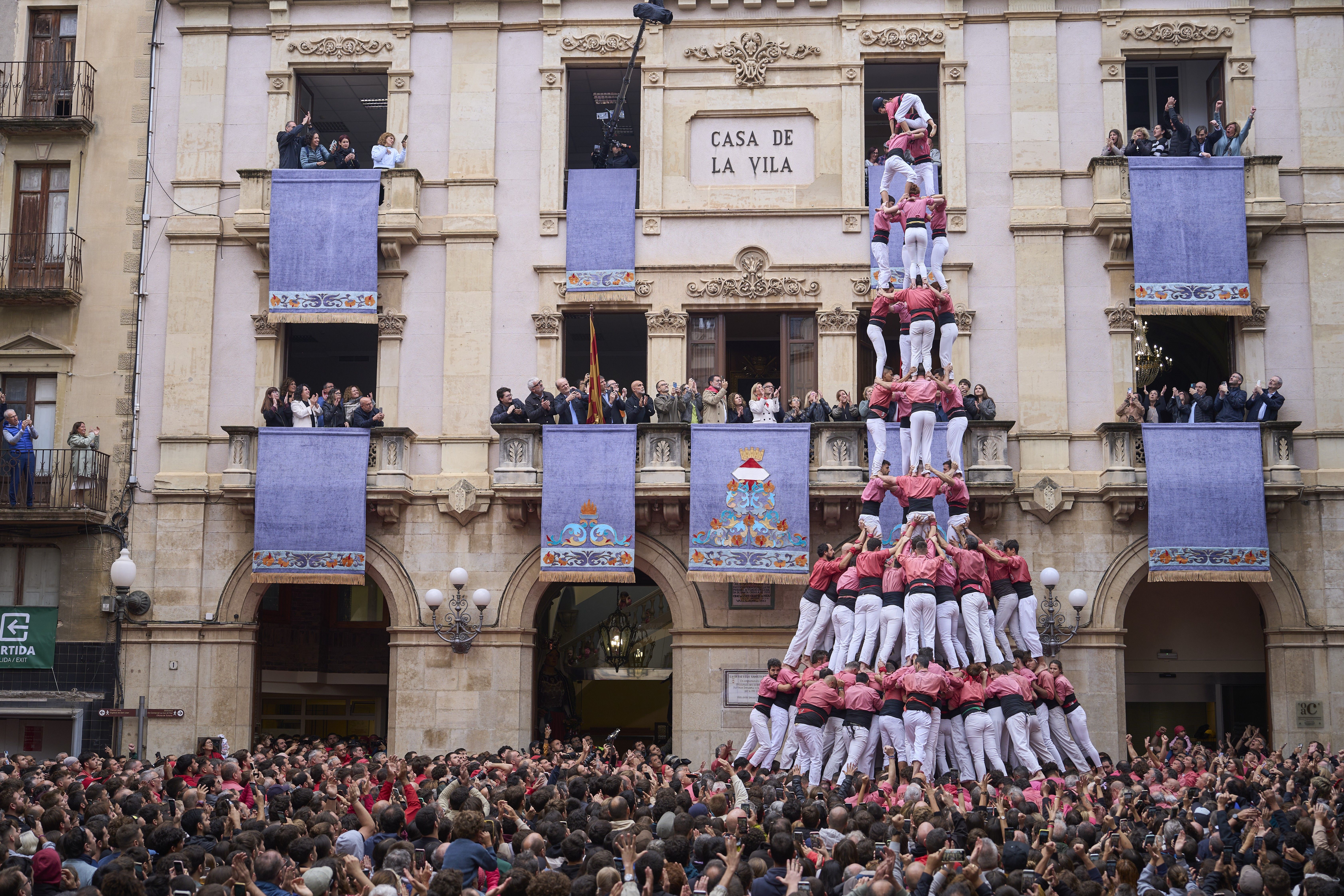 Jornada castellera de Santa Úrsula a Valls.