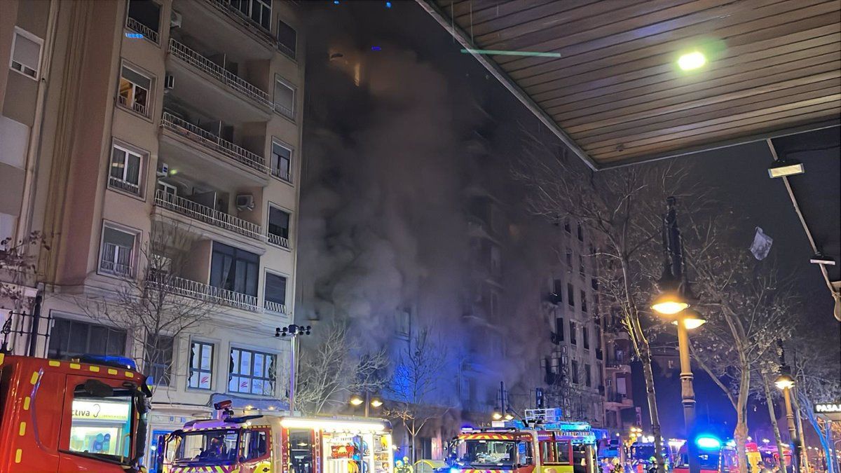 El bingo incendiat al centre de València