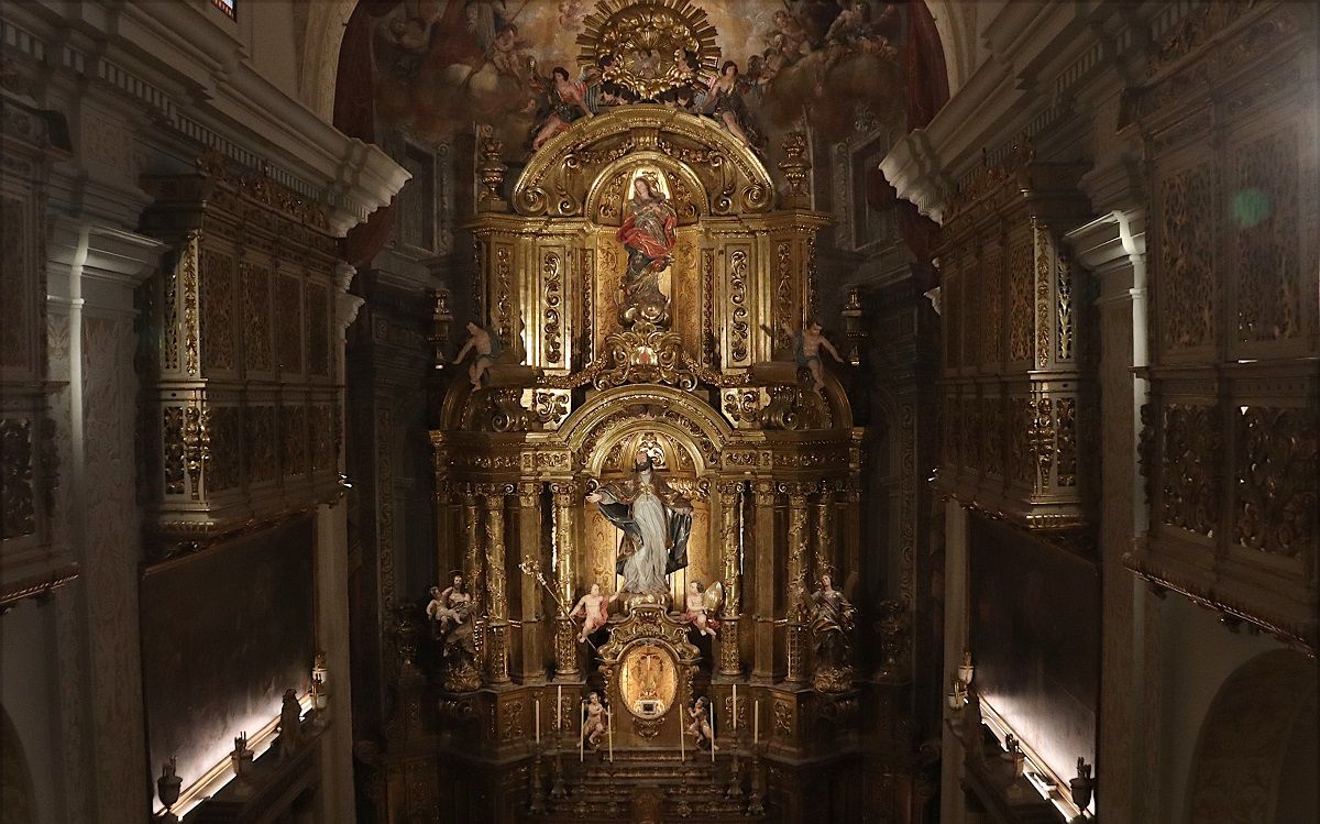 Retaule central de l'església de Sant Sever de Barcelona després de ser restaurat