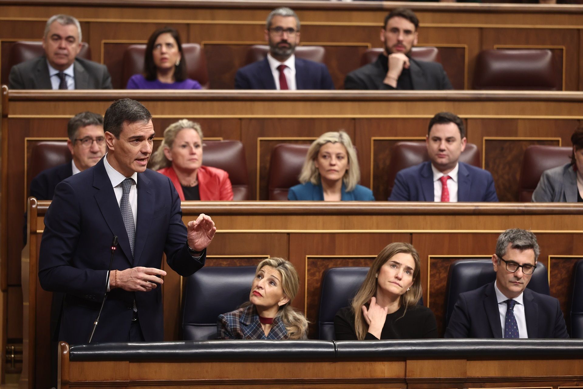 Pedro Sánchez, aquest dimecres al Congrés.