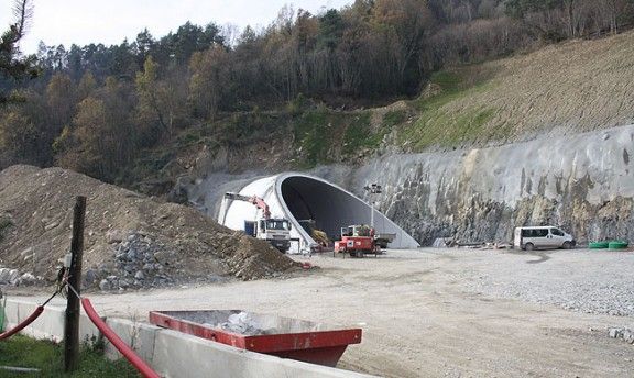 Túnel de la futura C-17 a la zona del Roig de Ripoll