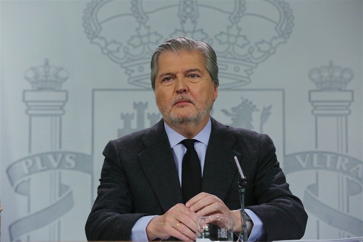 Íñigo Méndez de Vigo, aquest divendres, després del consell de ministres.