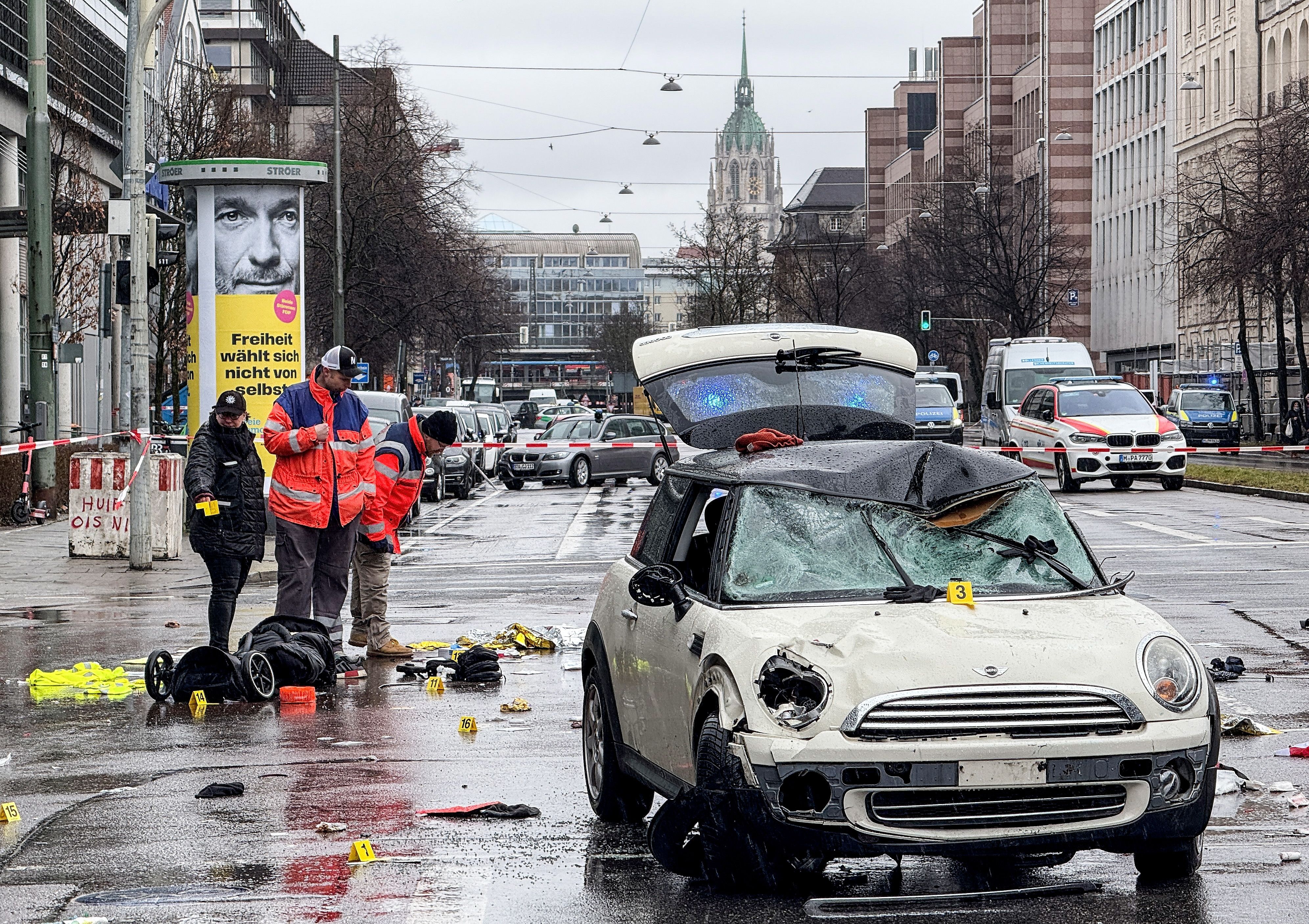 Vehicle amb què s'ha fet l'atropellament a Múnic