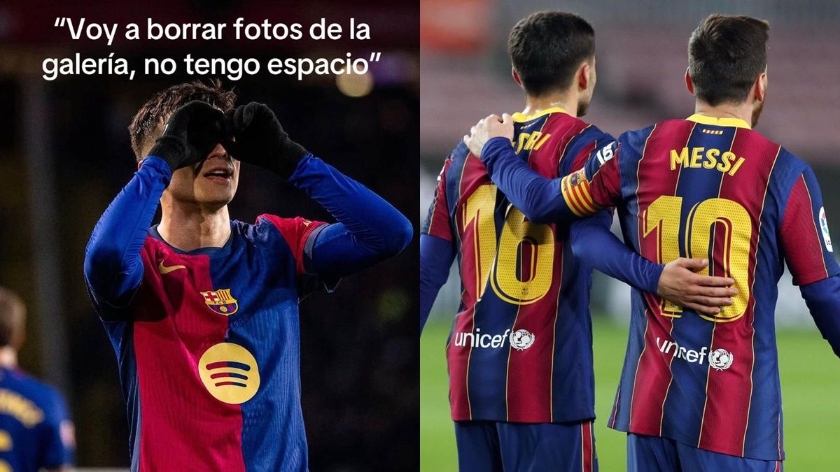 L'homenatge de Pedri a Leo Messi