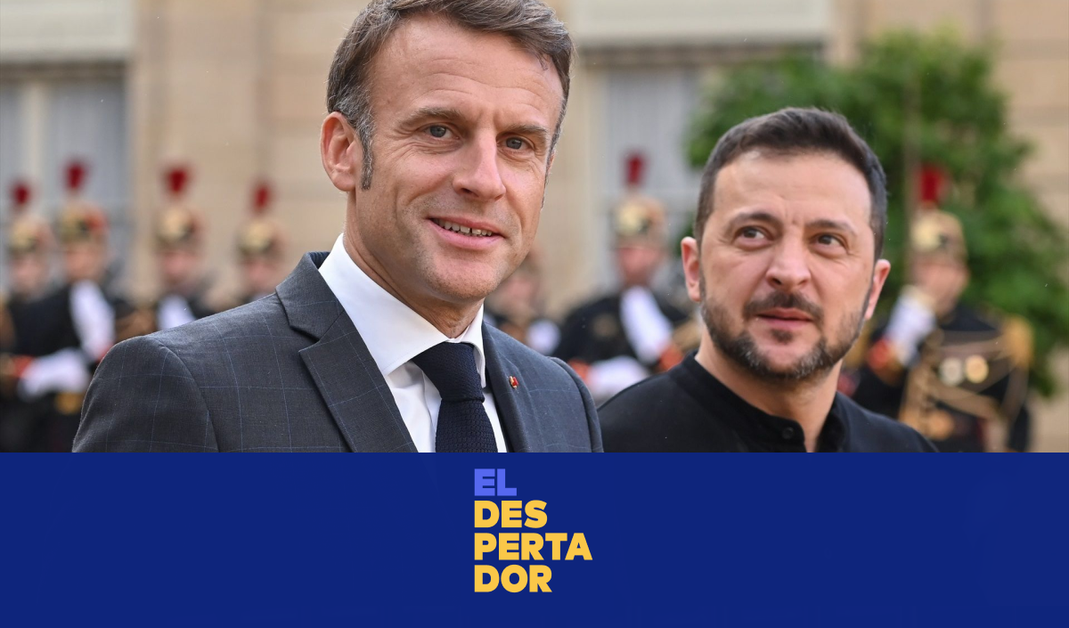 Emmanuel Macron i Volodímir Zelensky en una imatge d'arxiu a París