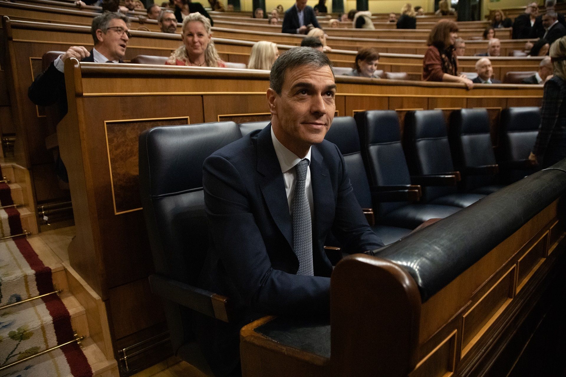 Pedro Sánchez, al Congrés dels Diputats.