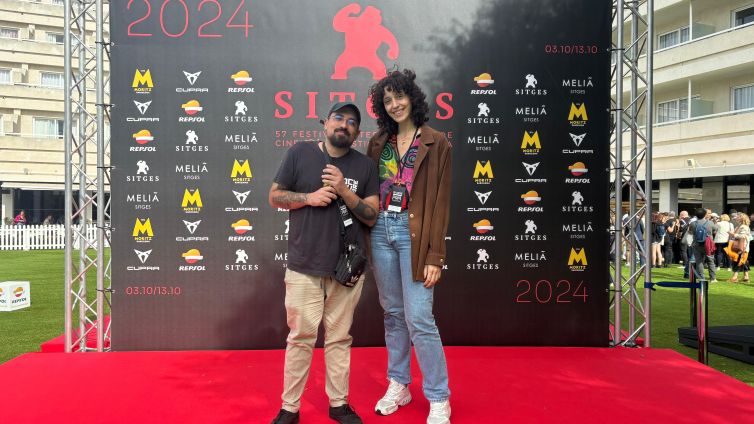 Joel Munu i Marina Rúbies durant el festival de Sitges 2024