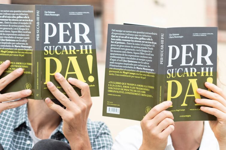 Els autors de Per sucar hi pa amb el llibre