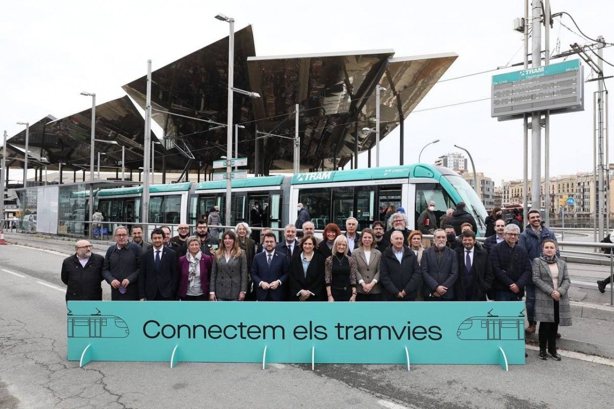 Inici de les obres per unir el tramvia per la Diagonal