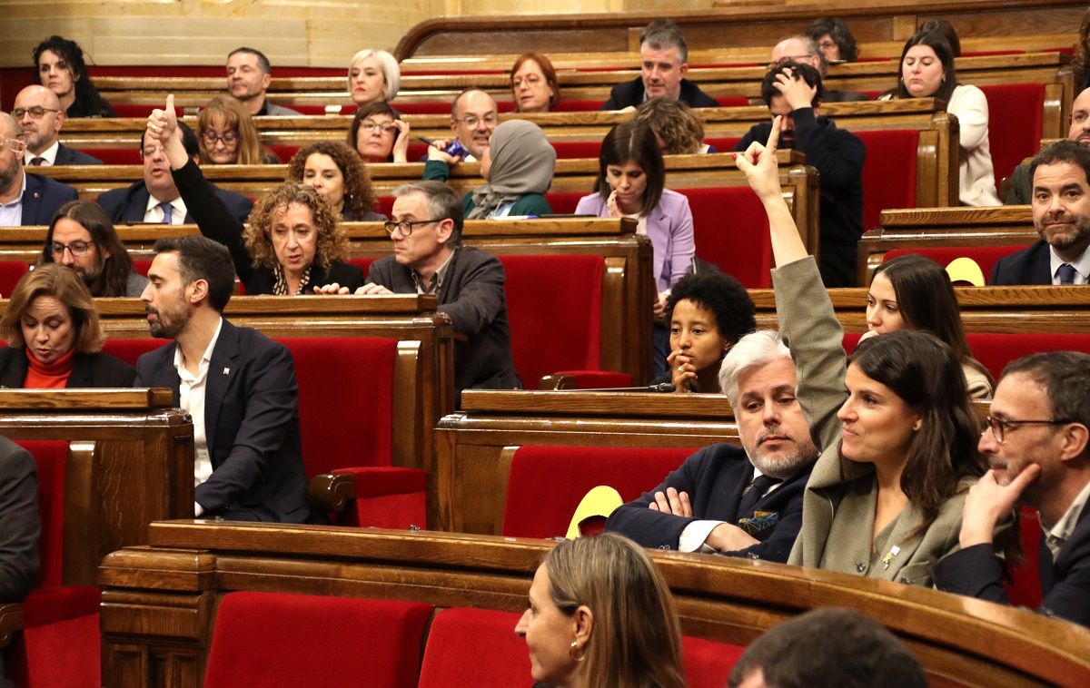 El ple del Parlament, en una imatge d'arxiu