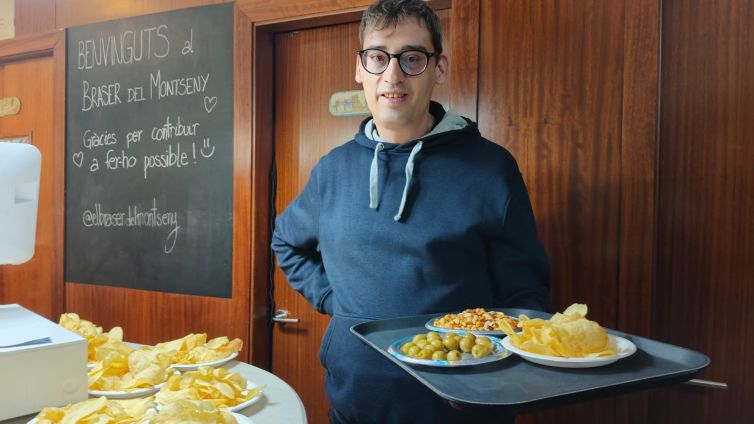 Ramon Callís, cambrer del Braser del Montseny -Bernat Castanyer.